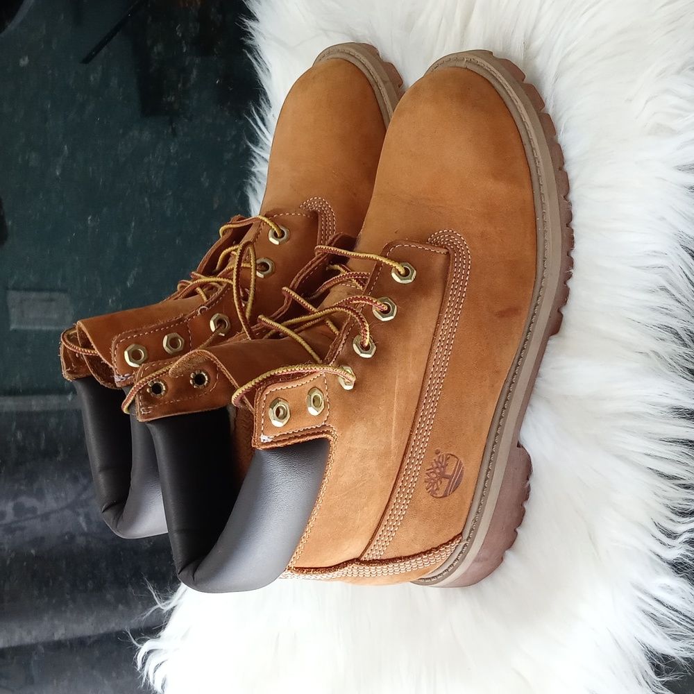 Timberland Tan Combat Boots